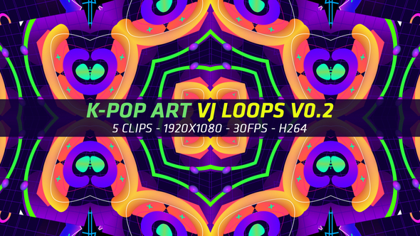 K-Pop Art VJ Loops V0.2