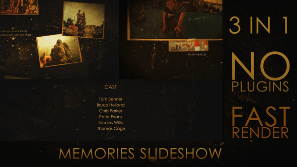 Memories - Cinematic Slideshow Titles