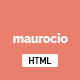 Maurocio - Creative One Page HTML5 Template - ThemeForest Item for Sale