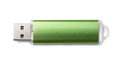 Top view of green USB flash drive - PhotoDune Item for Sale