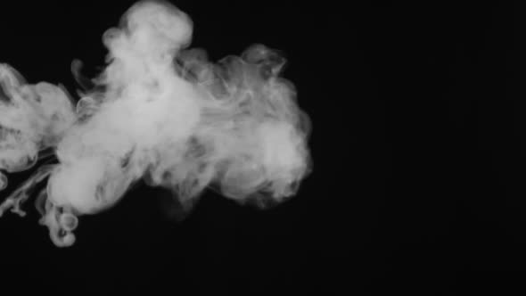 Smoke On Black Background alt