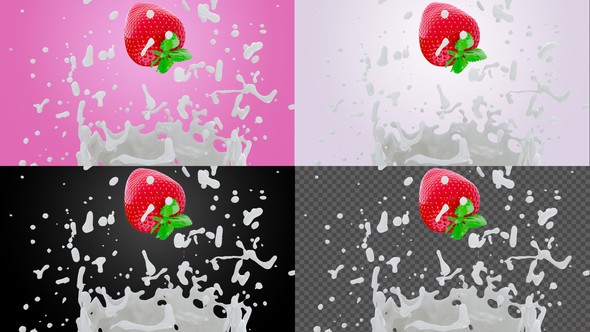 Strawberry Milk Explosion