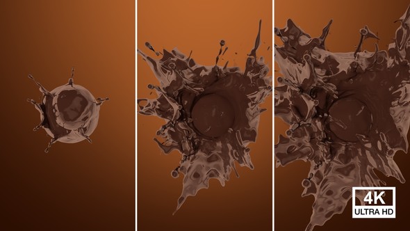 Chocolate Drop Splash 4K alt