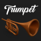 Bronze Trumpet - 3DOcean Item for Sale