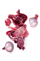 Red onion skin on white background. - PhotoDune Item for Sale