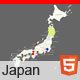 Interactive Map of Japan - HTML5 - CodeCanyon Item for Sale