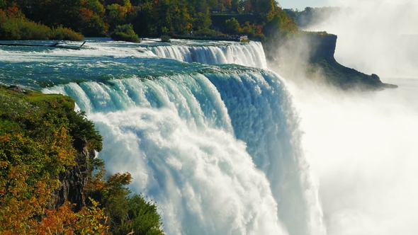 The Famous Waterfall Niagara Falls