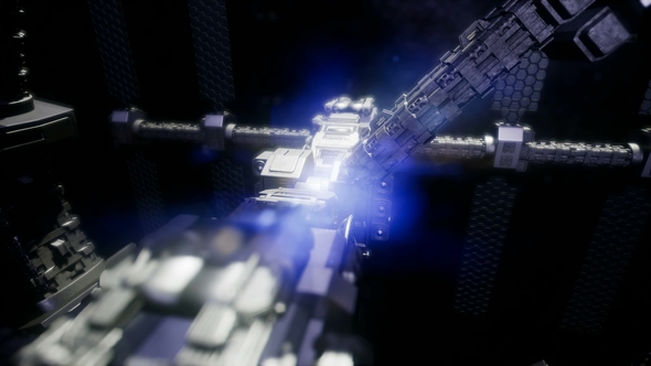 Spaceship Travelling Through the Universe alt