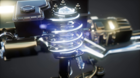 Detailed Car Engine and Other Parts alt