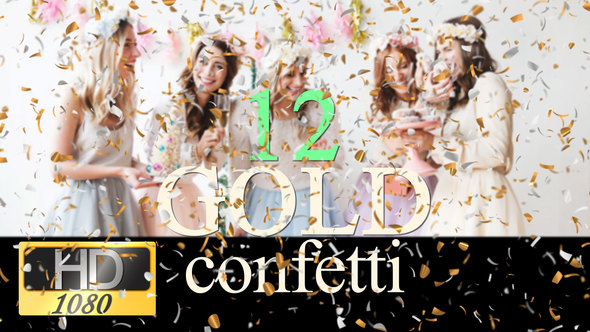 Gold Confetti