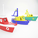 Toy boats - 3DOcean Item for Sale