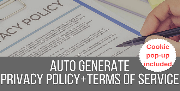 Legalize - Privacy Policy / Terms of Service Generator and EU Cookie Law Popup Plugin for WordPress