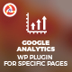 Google Analytics WP Plugin for Specific Pages - CodeCanyon Item for Sale
