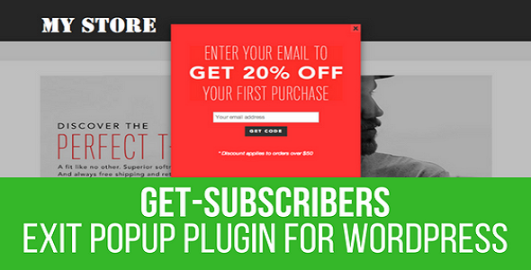 Get Subscribers - Exit Popup for WordPress