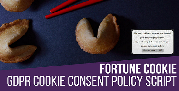 Fortune Cookie Consent Policy Javascript Script