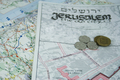 jerusalem map and coins - PhotoDune Item for Sale