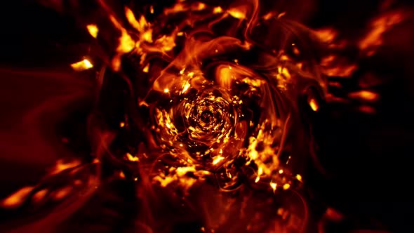 Flame Particles 4K 01