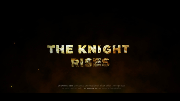 The Knight Rises Cinematic Trailer