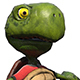 Comic Turtle V2 Riged PBR VR - 3DOcean Item for Sale
