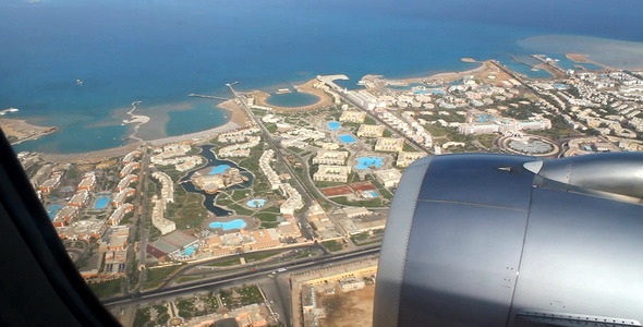 Flight Over Hurghada, Egypt