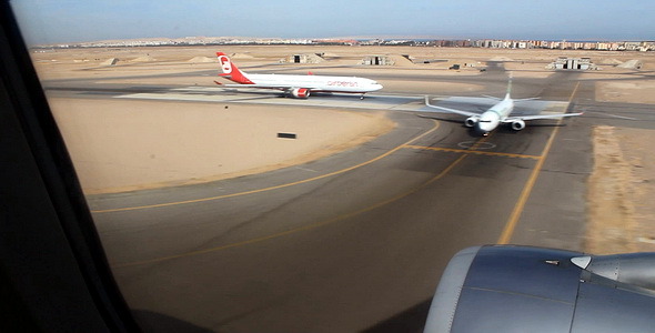Landing In Hurghada, Egypt