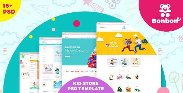 BonBon E-Commerce PSD Template