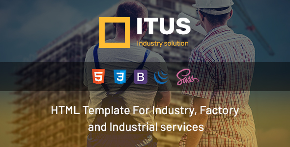 Itus - Industry, Industrial, Factory and Engineering HTML Template