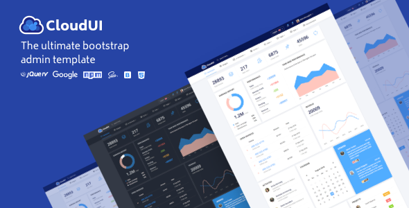 CloudUI Bootstrap 4 Admin Template