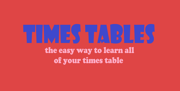 Times Tables App