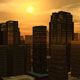 beautiful sunset v2 : sunrise over city skyline HD - VideoHive Item for Sale