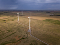 Dramatic aerial view of wind turbines in Oklahoma, USA. - PhotoDune Item for Sale