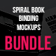 Spiral Book Binding Bundle Mockups - GraphicRiver Item for Sale