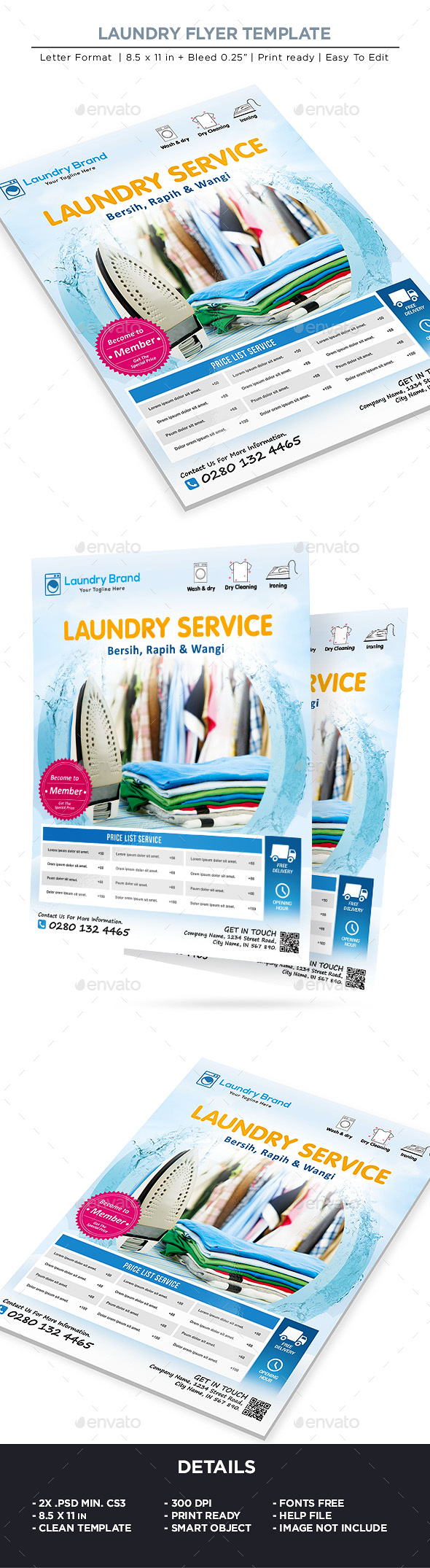 Laundry Services Flyer - Business Flyer