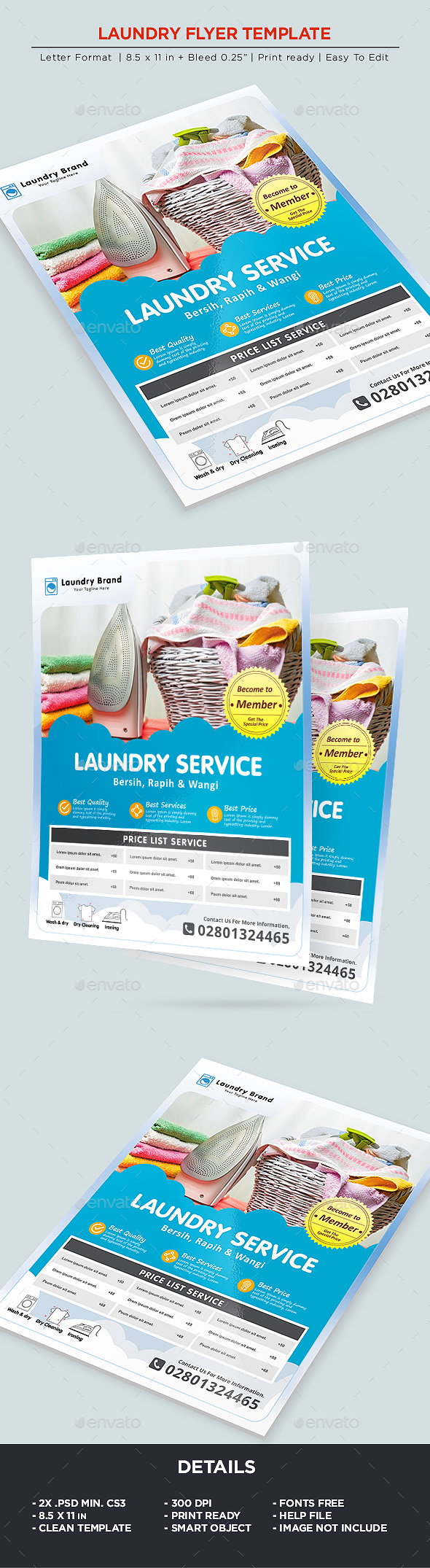 Laundry Services Flyer - Business Flyer