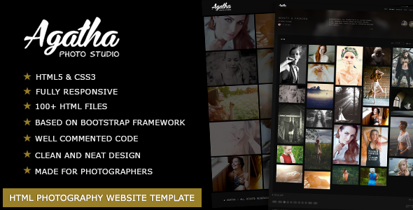 Agatha - Photography Portfolio Website Template