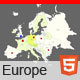 Interactive Map of Europe - CodeCanyon Item for Sale
