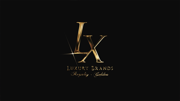 Golden Luxury Logo Reveal alt