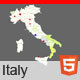 Interactive Map of Italy - HTML5 - CodeCanyon Item for Sale