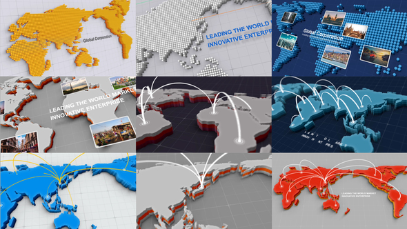 world map kit after effects free download