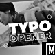 Typo Opener - VideoHive Item for Sale
