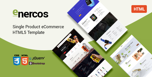 Enercos - Single Product eCommerce HTML5 Template