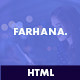 Farhana - Creative Agency Template - ThemeForest Item for Sale