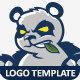 Angry Panda Sport Logo Template - GraphicRiver Item for Sale