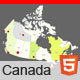 Interactive Map of Canada - HTML5 - CodeCanyon Item for Sale