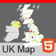 Interactive UK Map - HTML5 - CodeCanyon Item for Sale