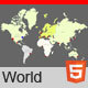 Interactive World Map With Cities - CodeCanyon Item for Sale