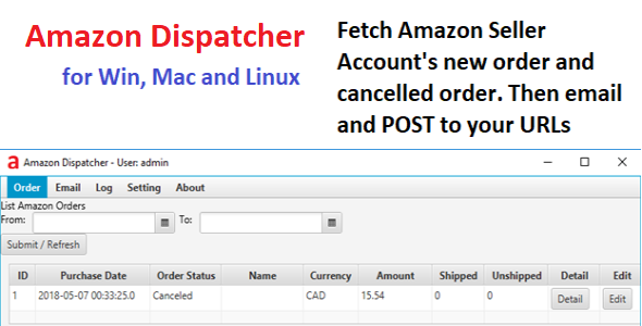 Amazon Dispatcher