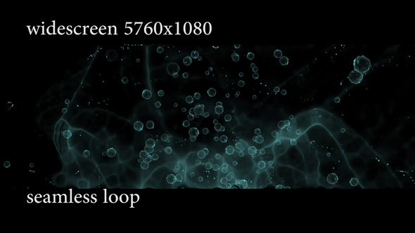 Mystical Underwater Bubbles Widescreen