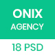 ONIX – Multipurpose Corporate/Business Agency PSD Template - ThemeForest Item for Sale