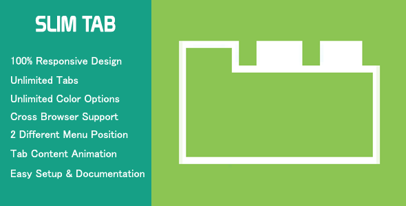 Slim Tab – Responsive WordPress Tabs plugin